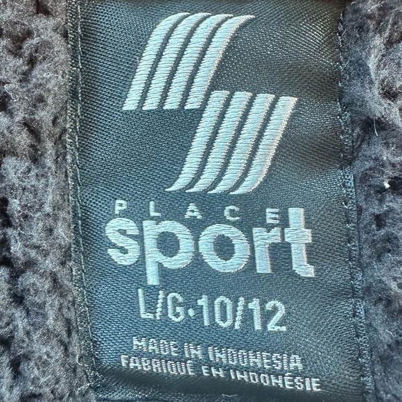 The Children’s Place Boys Grey Faux Fur Lined Zip Hoodie Size 10-12 - Picture 5 of 6